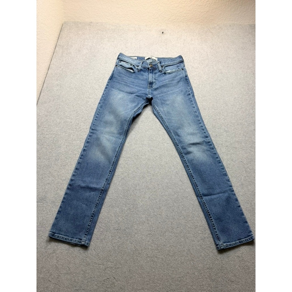 Hollister Skinny FIt Jeans Mens 29x32 Medium Wash Blue Denim